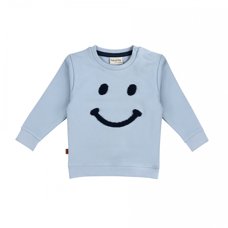 Frogs&Dogs | Sweater Boys Smile Kentucky Blue 