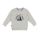 Frogs&Dogs | Sweater Boys Sailboat Gray Violet 