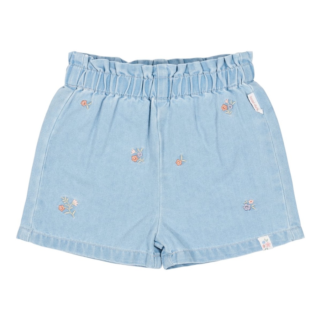 Little Dutch | Short Girls Denim Blue