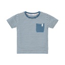 Little Dutch | T-shirt Boys Stripes Indigo Sand