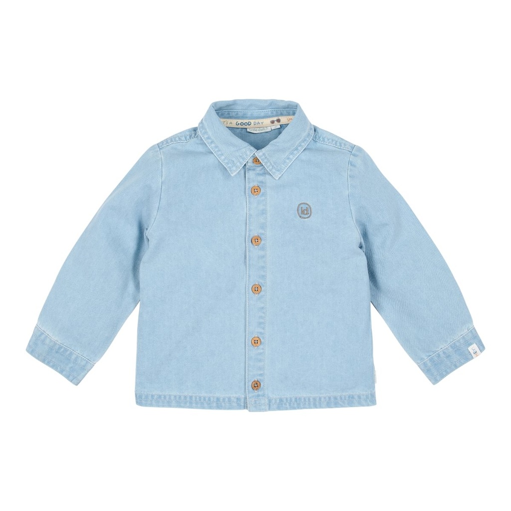 Little Dutch | Hemd Boys Longsleeve Denim Blue