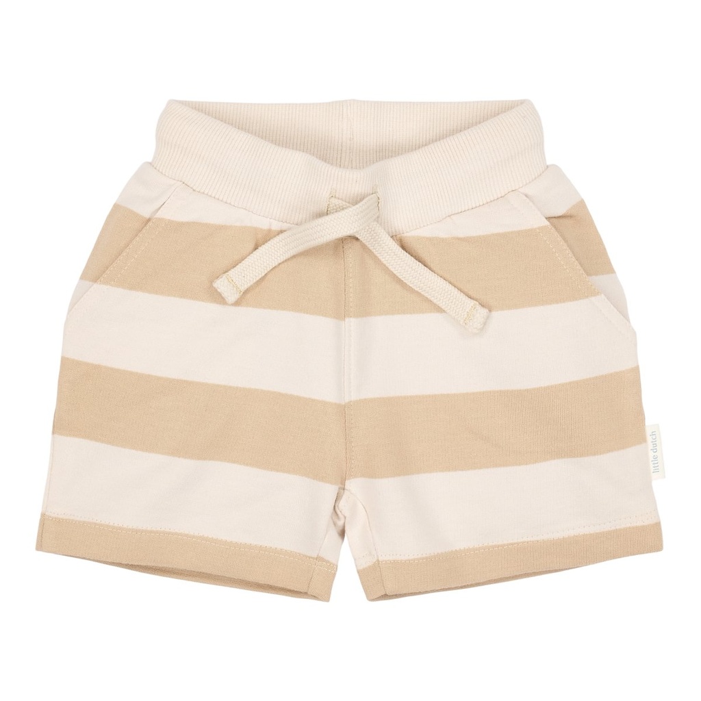 Little Dutch | Short Boys Stripes Biscuit