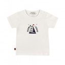 Frogs&Dogs | T-shirt Boys Sail Boat White Alyssum