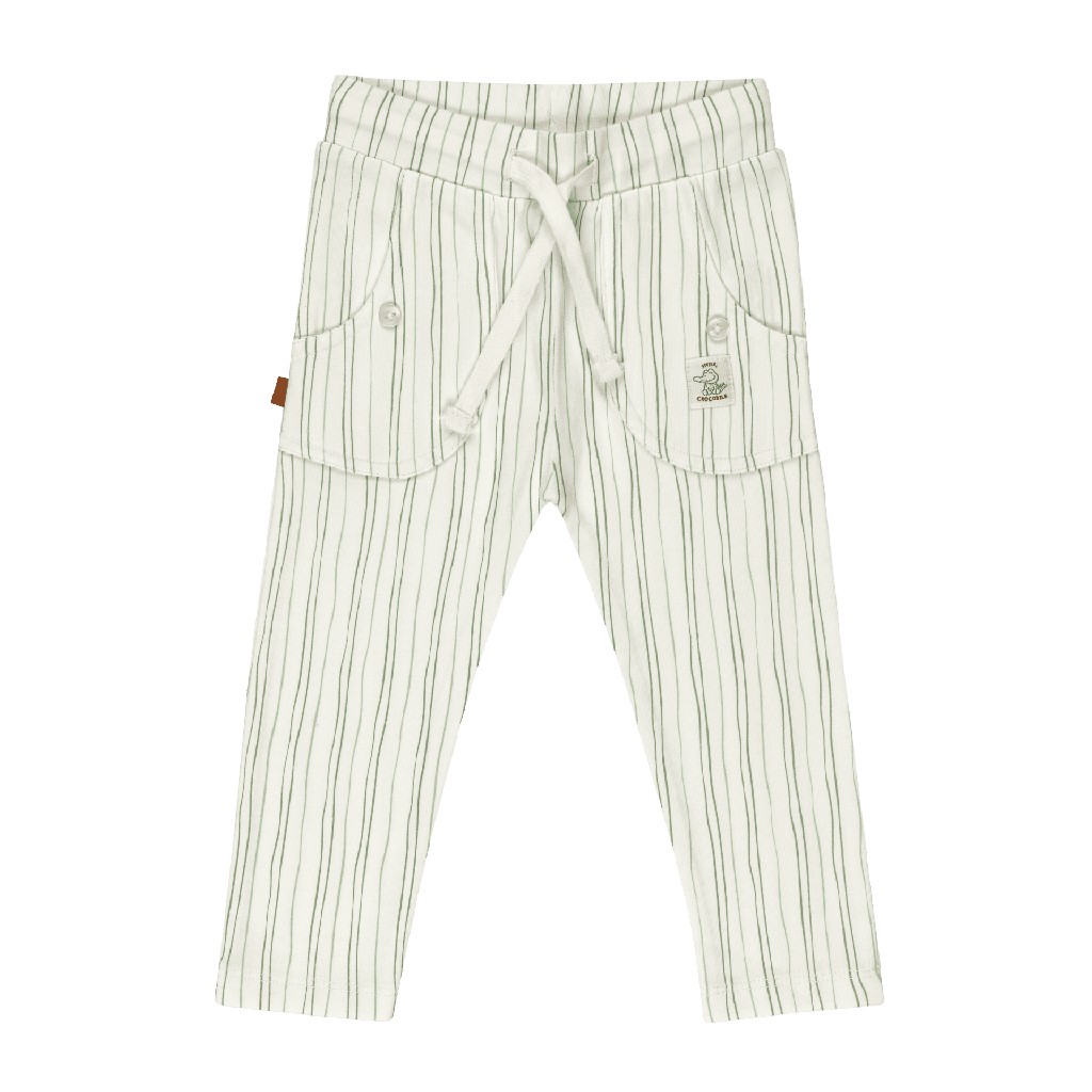 Frogs&Dogs | Broek Boys Stripes White Alyssum 