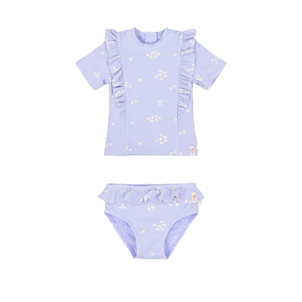 Little Dutch | Outfit Girls Zwemshirt/Zwemslip Dreamy Lavender 2-delig