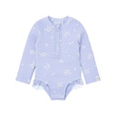 Little Dutch | Badpak Girls Longsleeve Dreamy Lavender