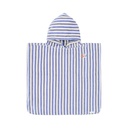 Little Dutch | Poncho Girls Dreamy Purple Stripe Blauw One Size