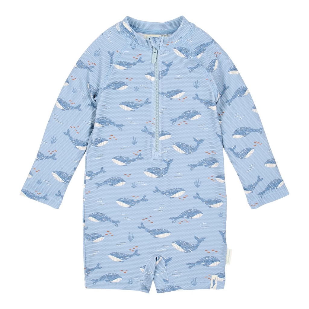 Little Dutch | Zwempak Boys Longsleeve Ocean Splash
