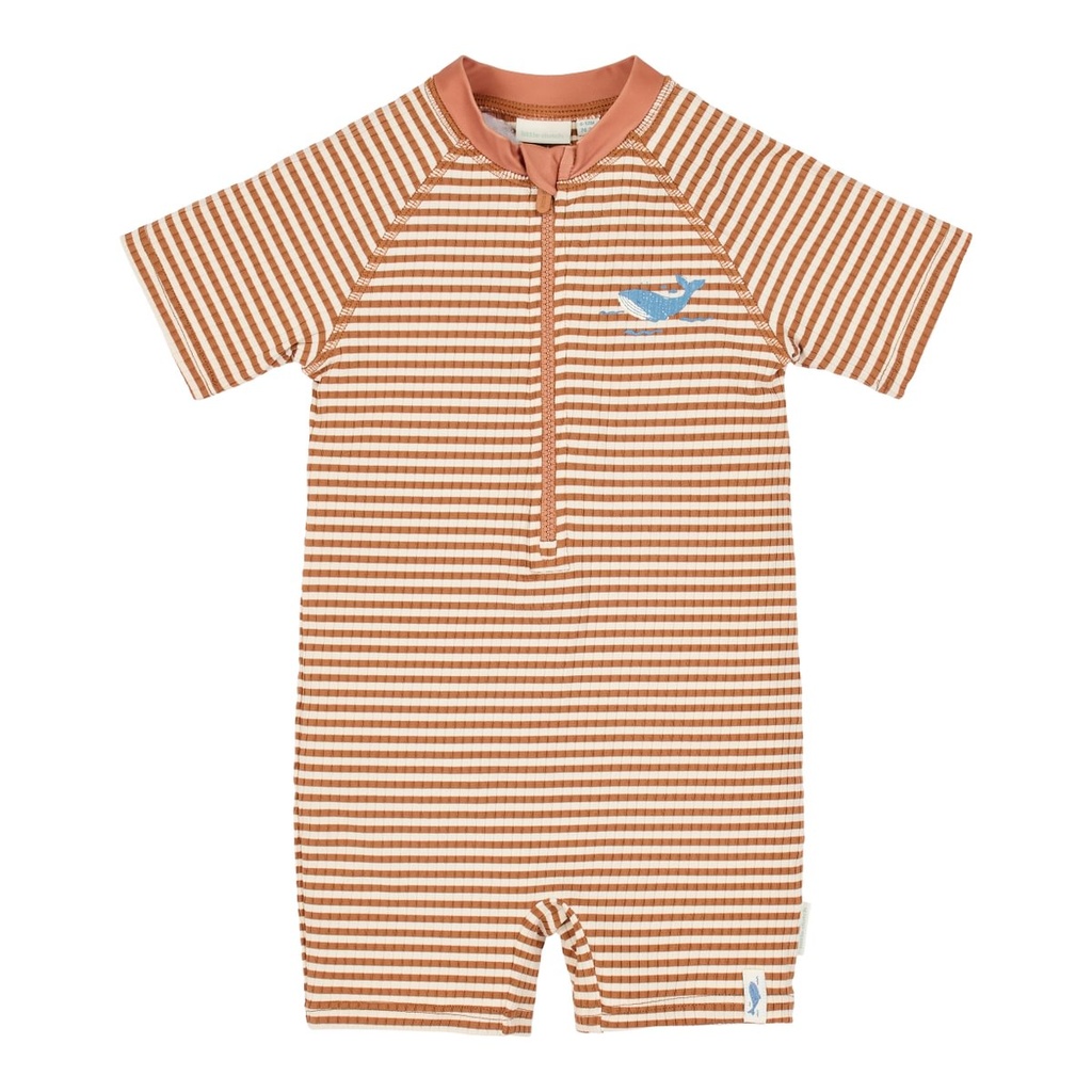 Little Dutch | Zwempak Boys Ocean Brown Stripes