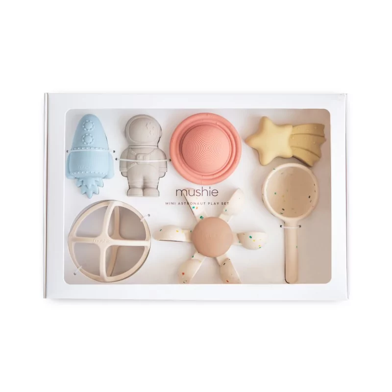 Mushie | Giftset Mini Astronaut Play Set