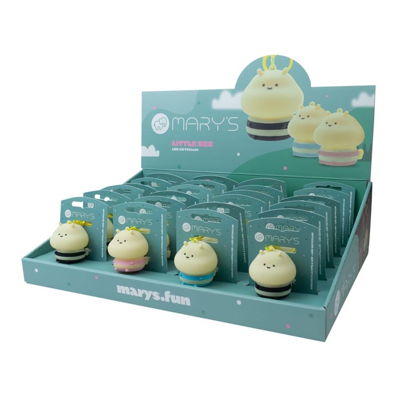 Mary’s | Sleutelhanger Bee Lamp Assortiment