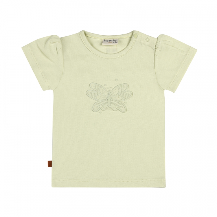 Frogs&Dogs | T-shirt Girls Butterfly Tender Green 