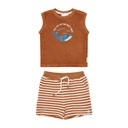 Little Dutch | Outfit Boys Ocean World Brown 2-delig
