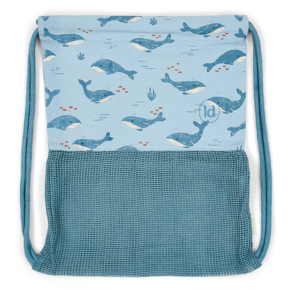 Little Dutch | Turnzak/Strandtas Ocean World Blue Blauw