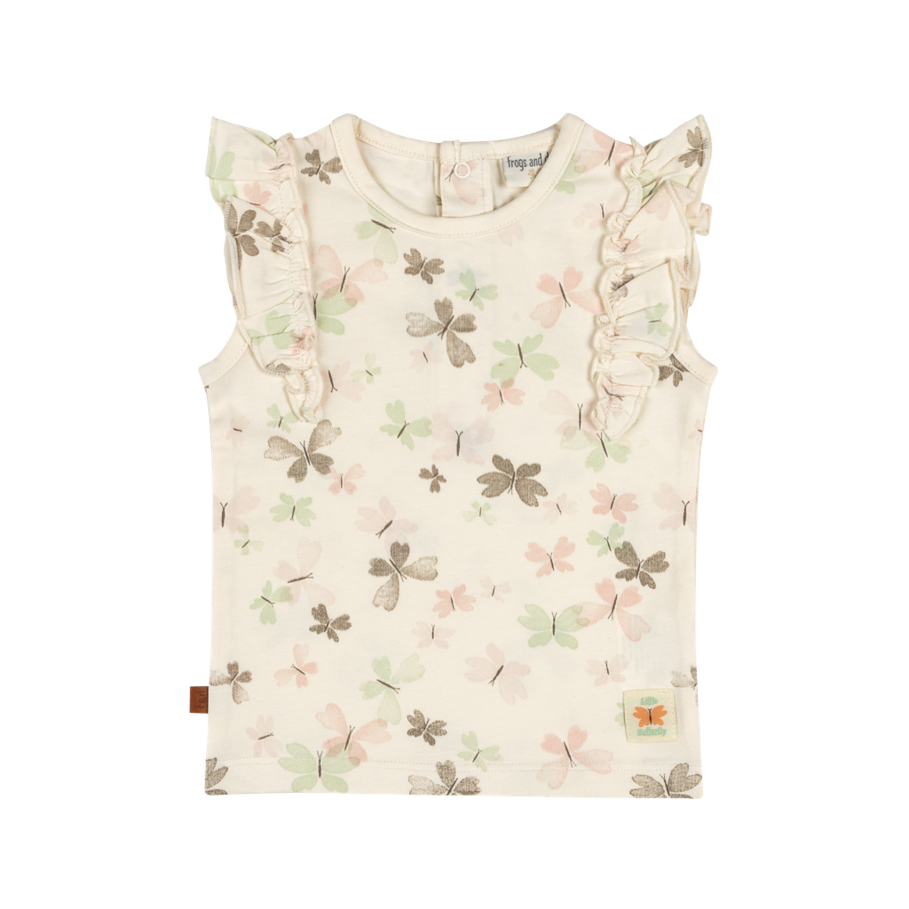 Frogs&Dogs | T-shirt Girls Butterflies Pristine 