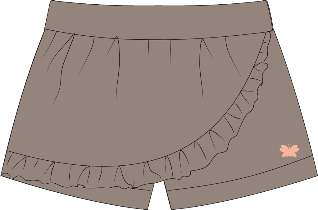 Frogs&Dogs | Short Girls Taupe Grey 