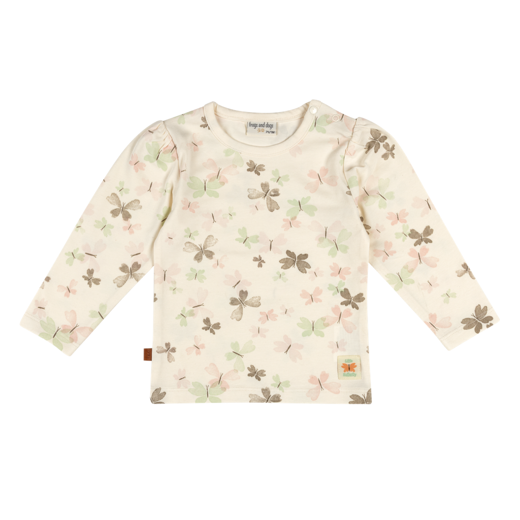 Frogs&Dogs | T-shirt Girls Butterflies Longsleeve Pristine 
