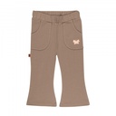 Frogs&Dogs | Broek Girls Flared Taupe Grey 