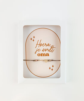 Minimou | Armbandje Hoera Je Wordt Oma