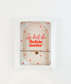 Minimou | Armbandje "Jij bent de liefste Meter"