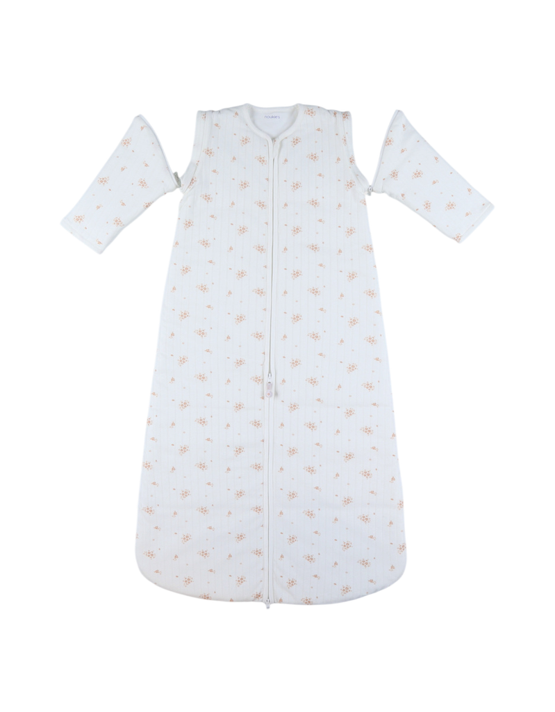Noukies | Slaapzak Vintage Flowers Longsleeve Afneembaar 2.0TOG 100cm