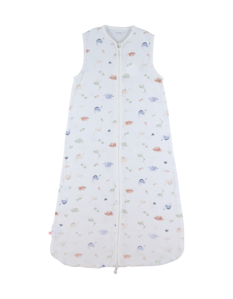 Noukies | Slaapzak Dino Mousseline Bio 1.0TOG 100cm