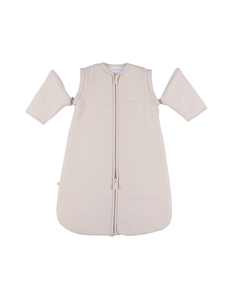 Noukies | Slaapzak Longsleeve Afneembaar 2.0TOG Beige 70cm