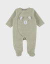 Noukies | Pyjama Orso Velours Khaki