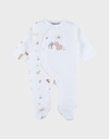 Noukies | Pyjama Fluffy Jersey Wit