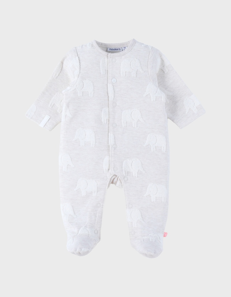 Noukies | Pyjama Wild Jungle Jersey Grijs