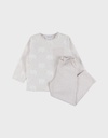 Noukies | Pyjama Wild Jungle Jersey Grijs 2-delig