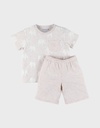 Noukies | Pyjama Wild Jungle Jersey Grijs 2-delig