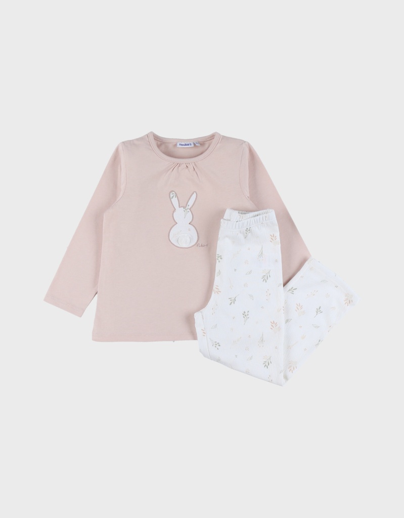 Noukies | Pyjama Lovely Rosie Jersey Rose 2-delig