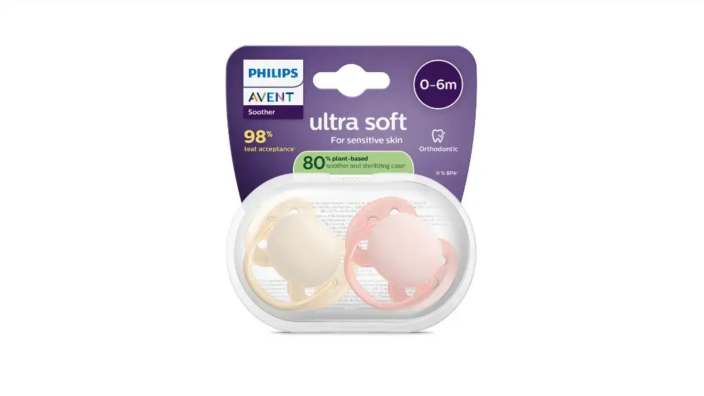Avent | Fopspeen Ultra Soft Roze/Beige 0-6M