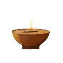 Tenderflame | Terrasverwarmer Vulcan Prometheus 60 Cortenstaal