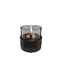 Tenderflame | Kaars Rosie 10 Keramiek Zwart 