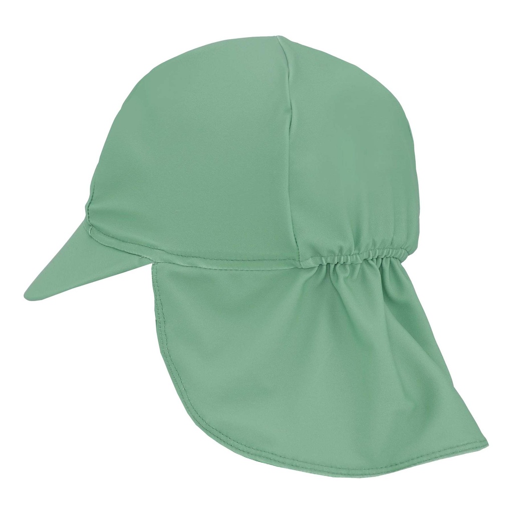 Vanilla Copenhagen | Muts Zwemhoedje Met Nekbescherming Fern Green Groen  0-12m