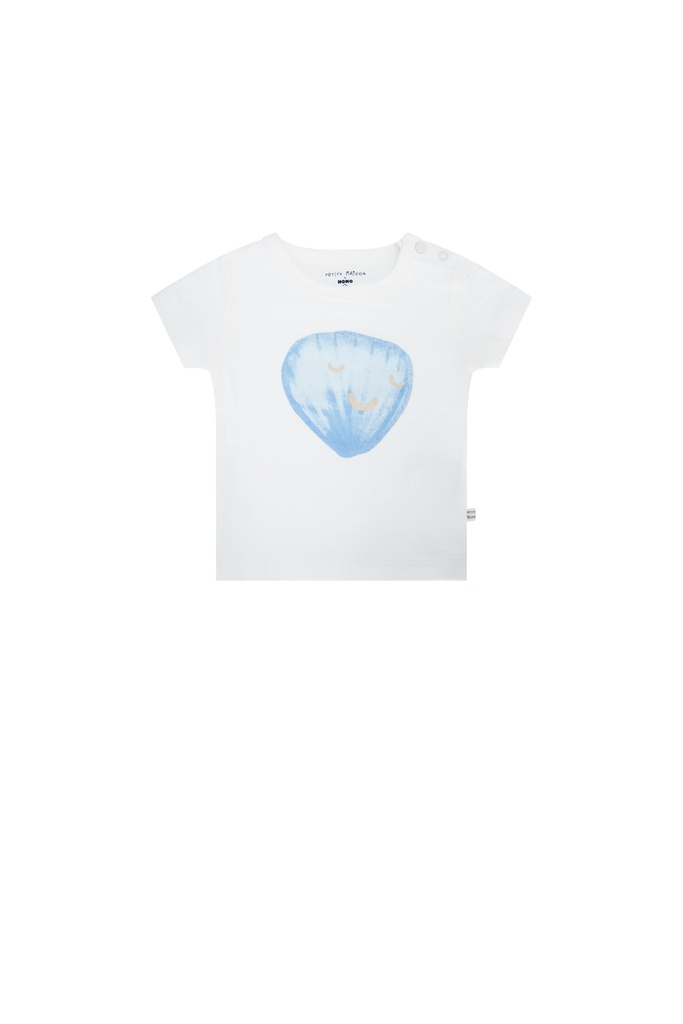 Petite Maison x Nono | T-shirt Girls Kai Blue Shell