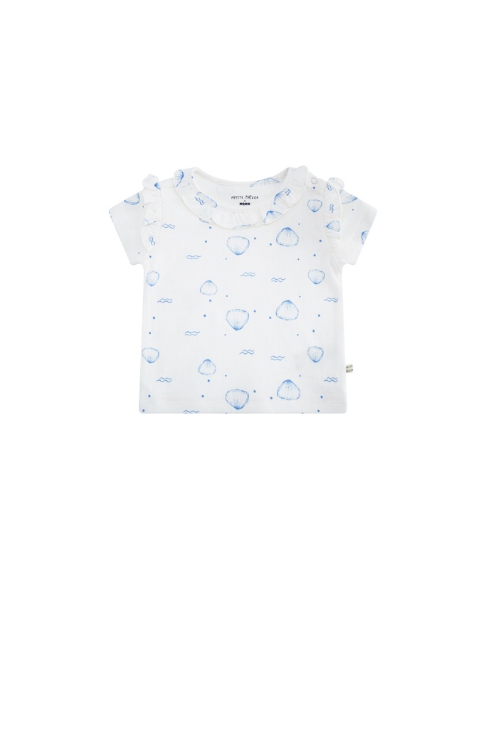 Petite Maison x Nono | T-shirt Girls Kayak Blue Shell
