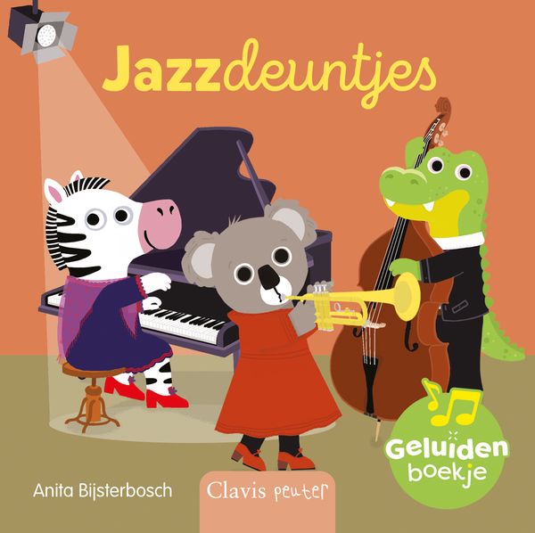Clavis | Boek Jazzdeuntjes Geluidenboekje - Anita Bijsterbosch
