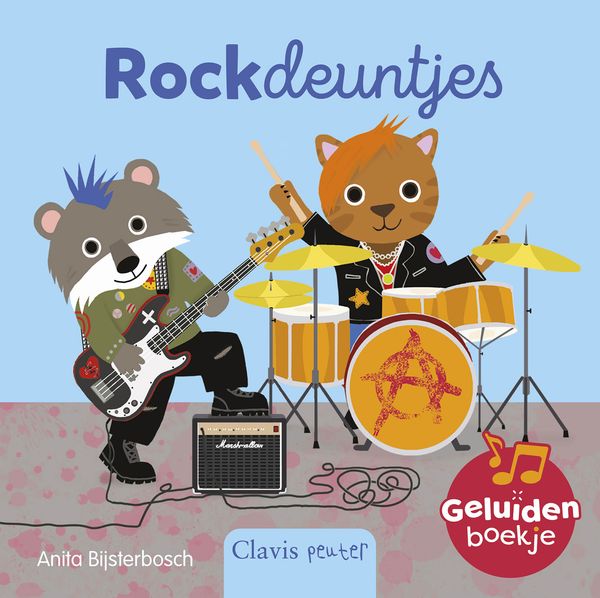 Clavis | Boek Rockdeuntjes Geluidenboekje - Anita Bijsterbosch
