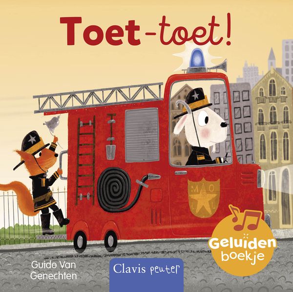 Clavis | Boek Toet Toet Geluidenboekje - Guido Van Genechten