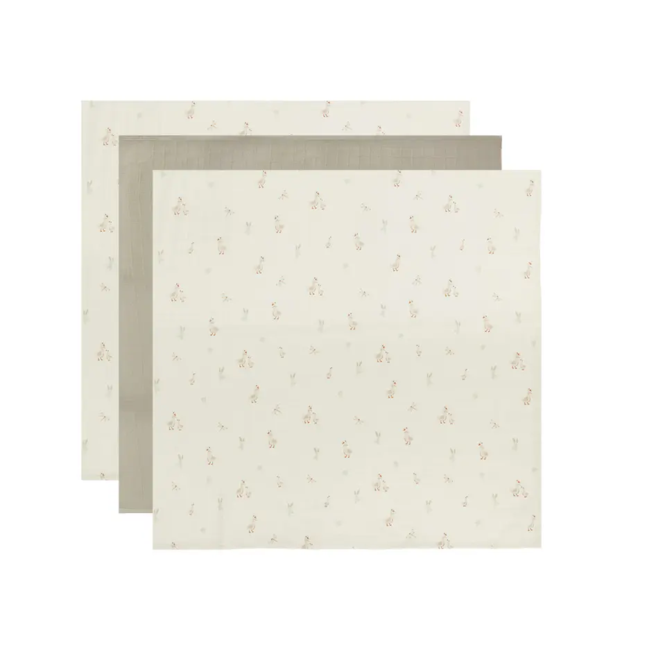 Bebe-Jou | Tetra Doek Dear Goose 70x70cm 3-pack