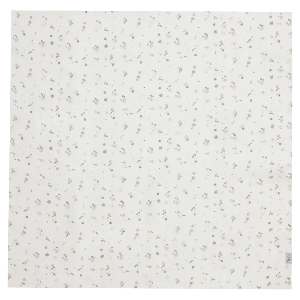 Witlof for Kids | Tetra Doek XL Vintage Flowers 110x110cm