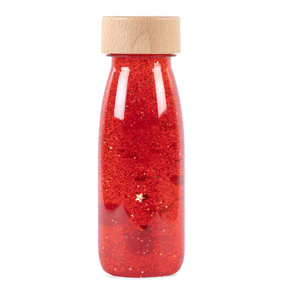 Petit Boum | Sensorisch Speelgoed Fles Rood