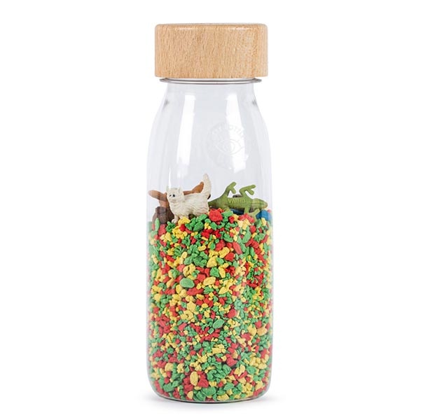 Petit Boum | Sensorisch Speelgoed Fles Huisdieren