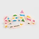 Tickit | Blokken Regenboog Hout