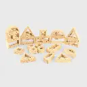 Tickit | Blokken Spiegel Hout