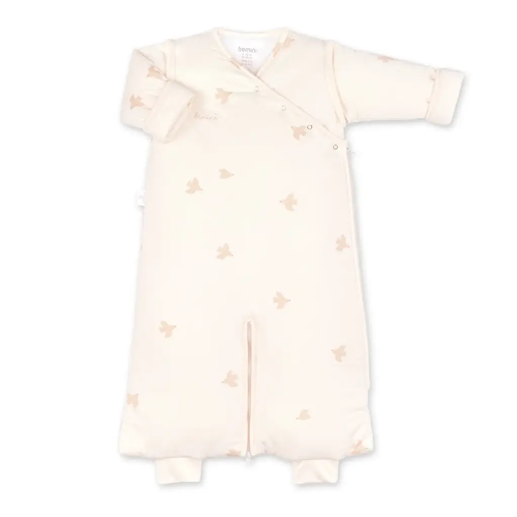 Bemini | Slaapzak Magic Bag Pady Jersey Piuma 2.5TOG Ecru 4-12m