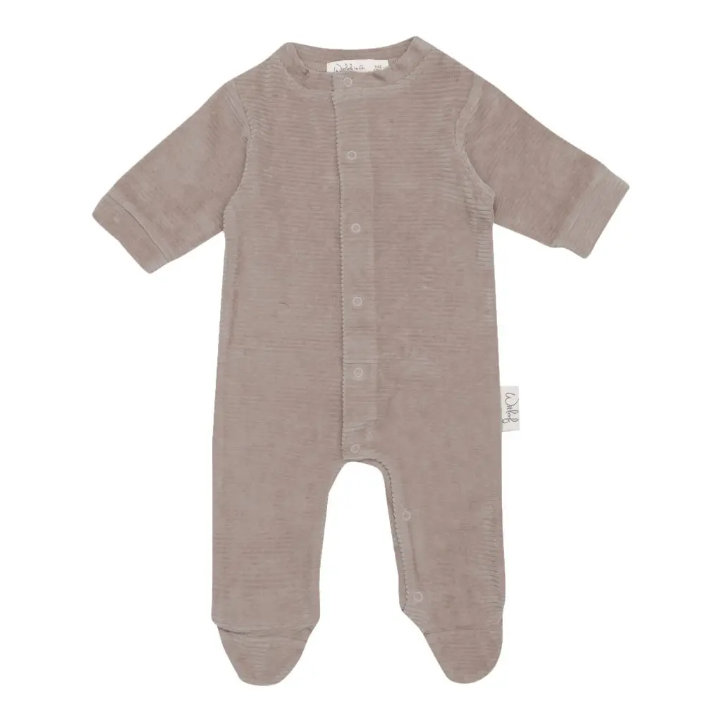 Witlof for Kids | Pyjama Velvet Rib Warm Grey